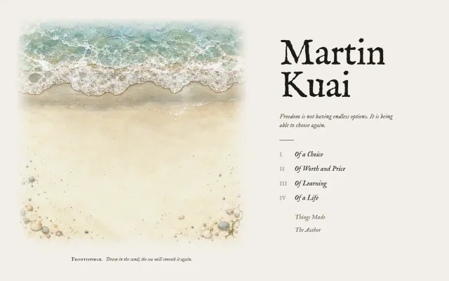 A watercolour shore